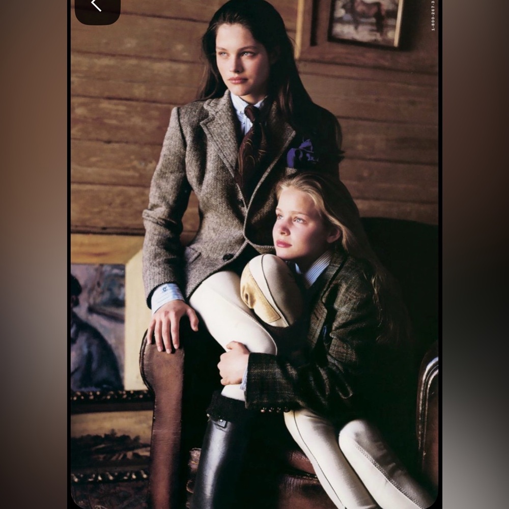 Vintage Ralph Lauren patch blazer jacket women